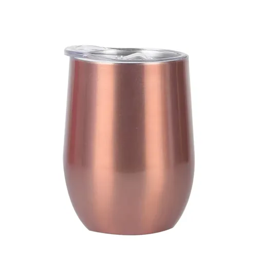 Egg shape stainless steel mug