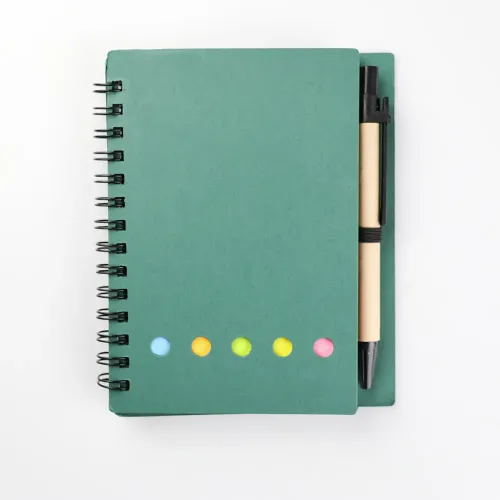 Eco-friendly Kraft paper notebook with pen- 17