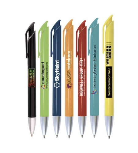 Colorful plastic pen-021