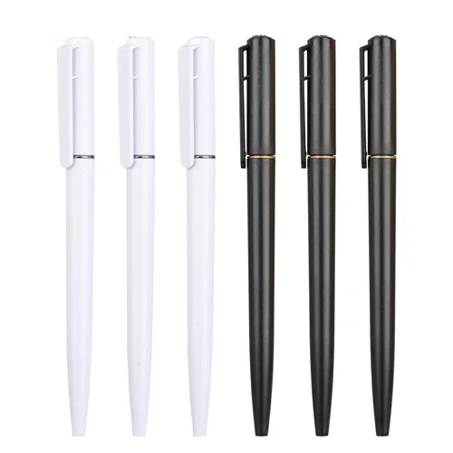 Plastic slim twist ball pens