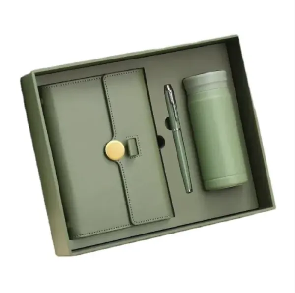 Notebook stylus pen thermos bootle business gift set