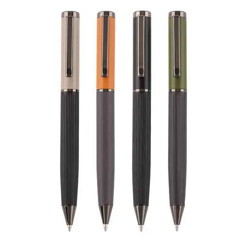 Stainless steel premium ballpoint pen
