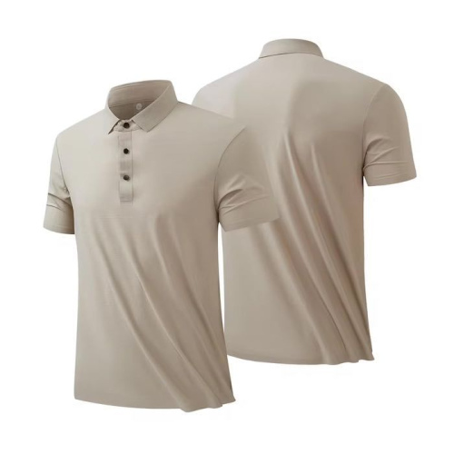 Custom elastic polyester polo shirt
