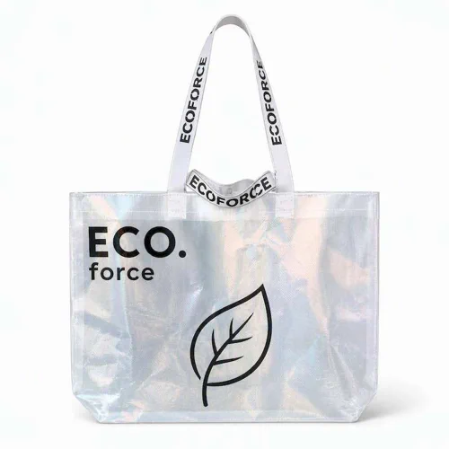 PP Woven laminated tote bag shoulder strap