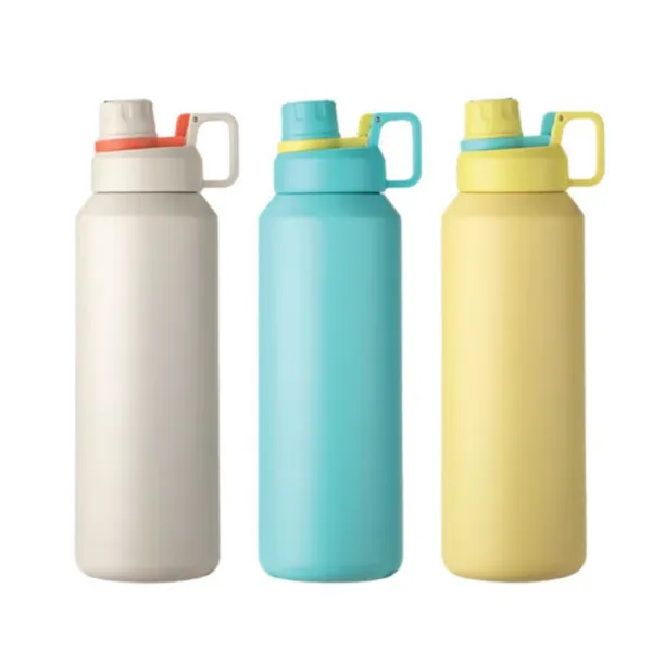 Dynamic sports style stainless steel vacuum water bottle