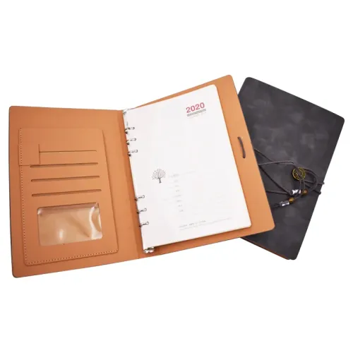 Custom PU cover leather planner- 09