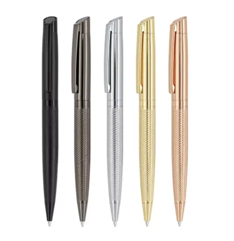 Luxury high-value metal twist ballpoint pen