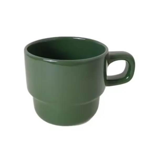 Ceramic compact stacked mug