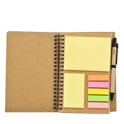 Eco Kraft paper  notebook with stock note- 16