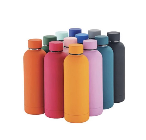 Rubber paint stainless steel bottle- 01