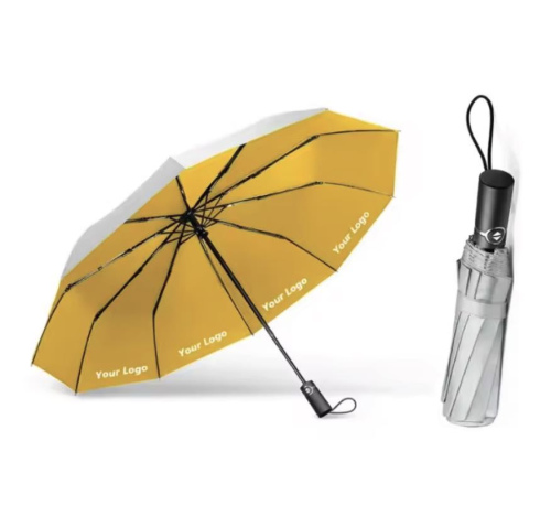Custom 3 fold windproof 10K umbrella