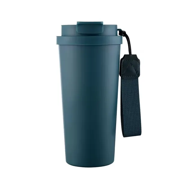 600ml Insulated tumbler with handle lid
