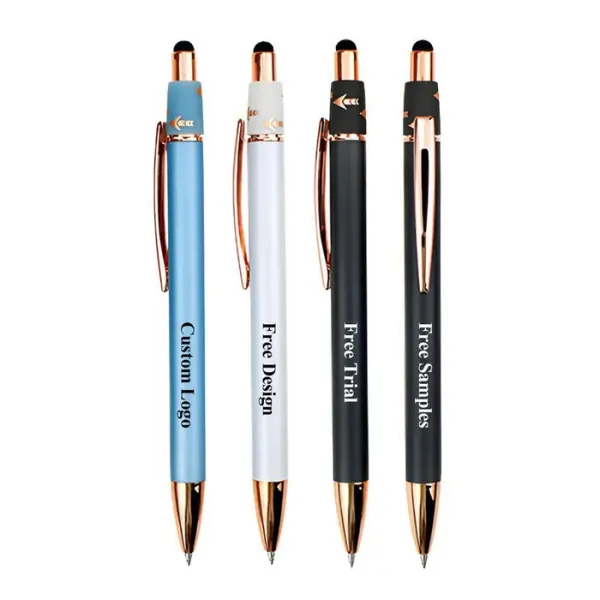 Custom fidget spinner metal stylus ballpoint pen
