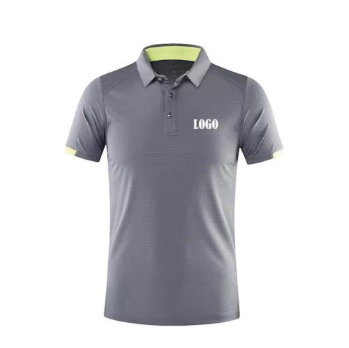 Customized logo polyester golf shirts