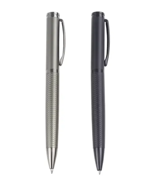 Customized Logo Premium Matte Black metal ballpoint pen