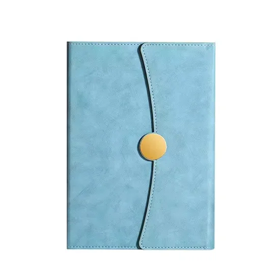 Elegant hardcover with button closure notebook