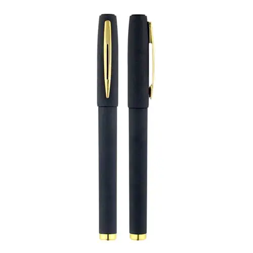 Custom Logo plastic black gel pens