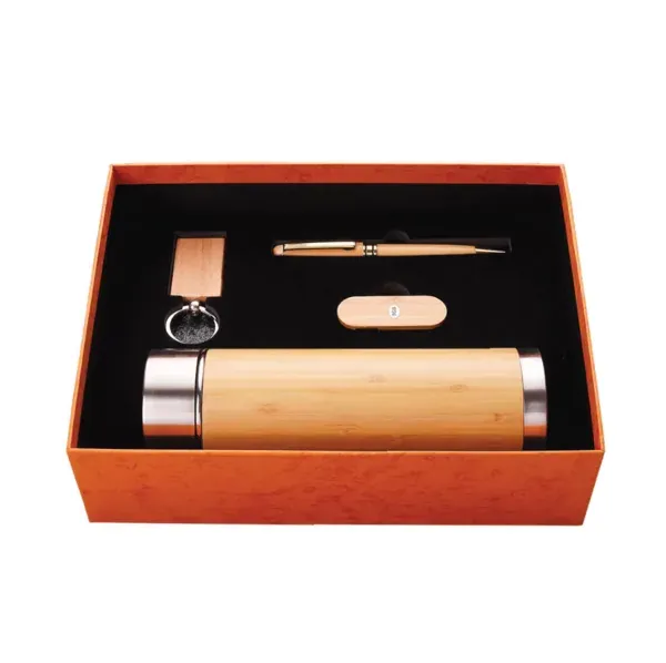 Bamboo business eco friendly gift set