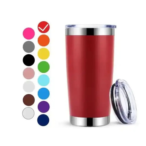 Clear lid Stainless steel tumbler-05