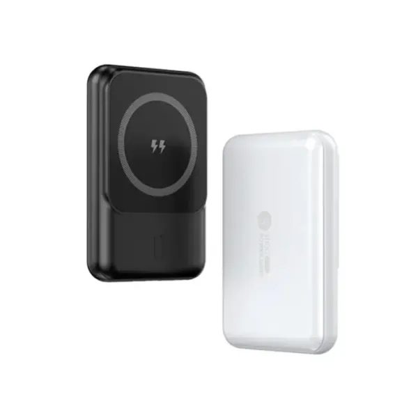 15W 5000mah small wireless magnetic power bank
